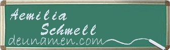 Aemilia Schmell Visitenkarte